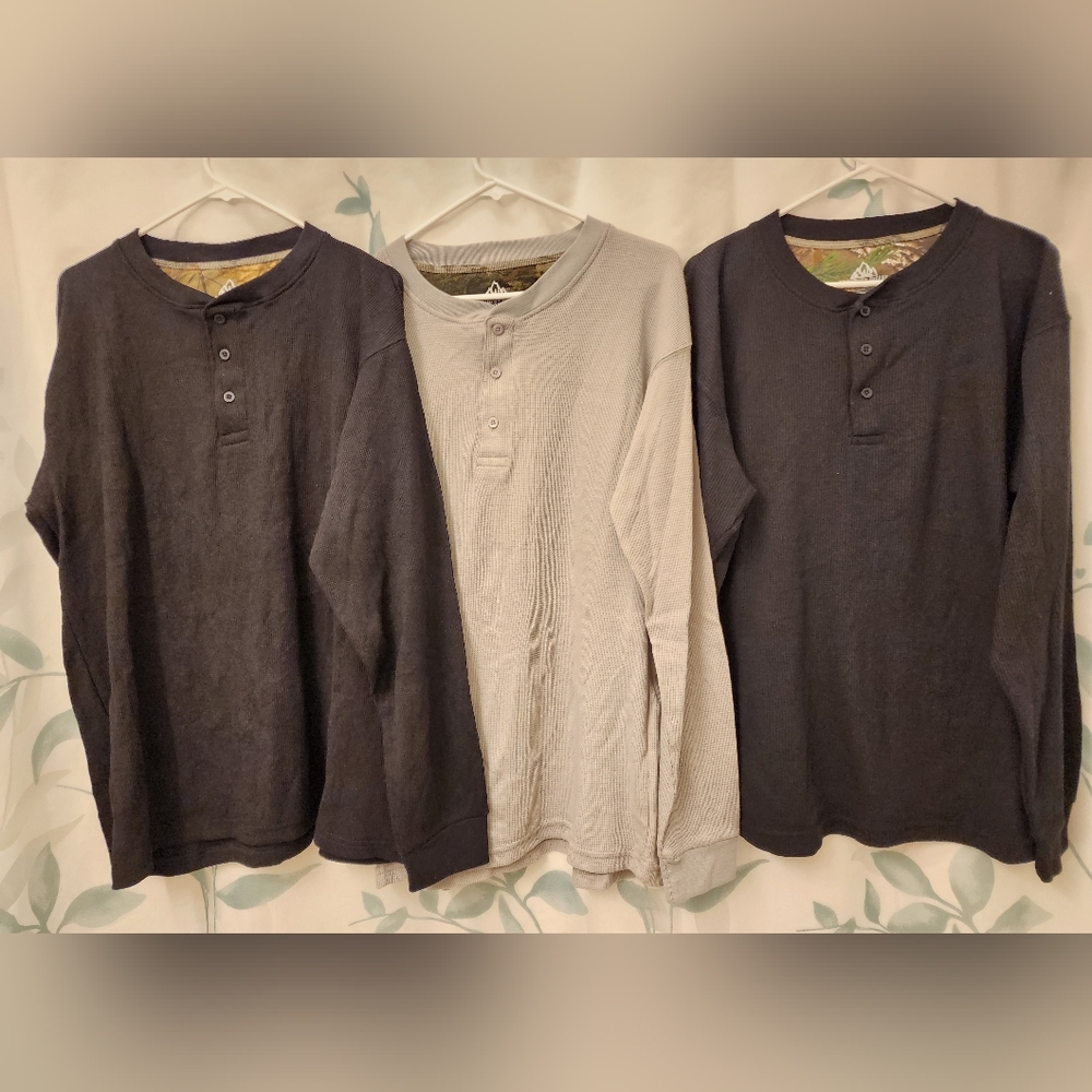 NWOT Men's Northern Valley Thermal Shirts  XLT - Set of 3